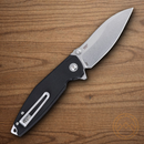 CRTK Ibis Folding Knife 3" D2 Tool Steel Blade Black G10 Handle