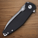 CRTK Ibis Folding Knife 3" D2 Tool Steel Blade Black G10 Handle