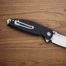 CRTK Ibis Folding Knife 3" D2 Tool Steel Blade Black G10 Handle