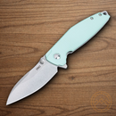 CRTK Ibis Folding Knife 3.13" 14C28N Steel Blade Tiffany Blue G10 Handle