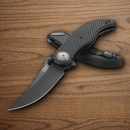 CRTK Clever Girl Folding Knife 4" D2 Tool Steel Blade Black G10 Handle