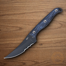 CRTK Clever Girl Fixed Knife 4.5" SK5 Carbon Steel Blade Black/Blue G10 Handle