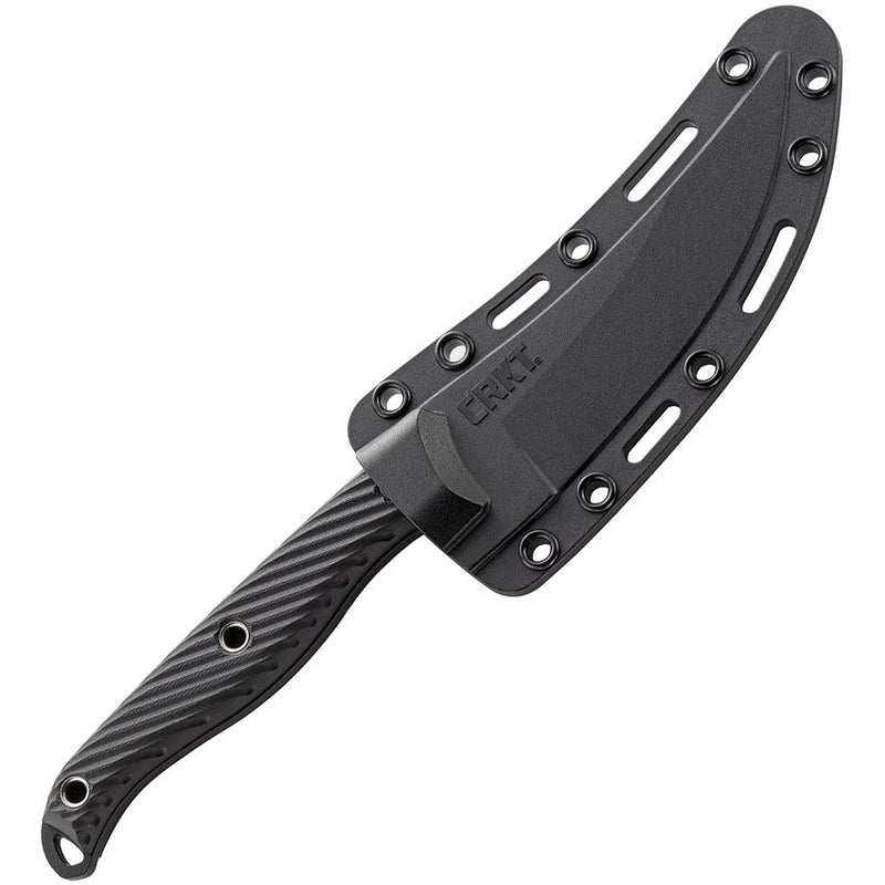 CRKT Clever Girl Fixed Knife 4.5" Powder Coated SK5 Carbon Steel Blade Black G10 Handle 2709 -CRKT - Survivor Hand Precision Knives & Outdoor Gear Store