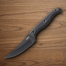 CRTK Clever Girl Fixed Knife 4.5" SK5 Carbon Steel Blade Black G10 Handle