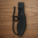 CRTK Clever Girl Kukri Fixed Knife 7.75" SK5 Carbon Steel Blade Black G10 Handle