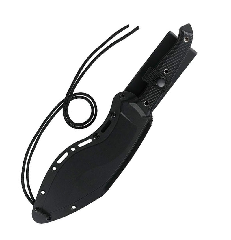 CRKT Clever Girl Kukri Fixed Knife 7.75" Black Powder Coated SK5 Carbon Steel Full / Extended Tang Kukri Blade G10 Handle 2710 -CRKT - Survivor Hand Precision Knives & Outdoor Gear Store