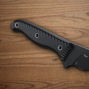 CRTK Clever Girl Kukri Fixed Knife 7.75" SK5 Carbon Steel Blade Black G10 Handle