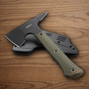 CRTK Jenny Wren Tomahawk 5.75" SK5 Carbon Steel Axe Head 2.63" Cutting Edge Green GRN Handle