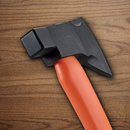 CRTK Chogan 4.5" 1055HC Steel Axe Head 3" Cutting Edge Orange GRN Handle