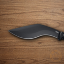 CRTK KUK Kukri Fixed Knife 10.63" 65Mn Steel Blade Black GRN Handle