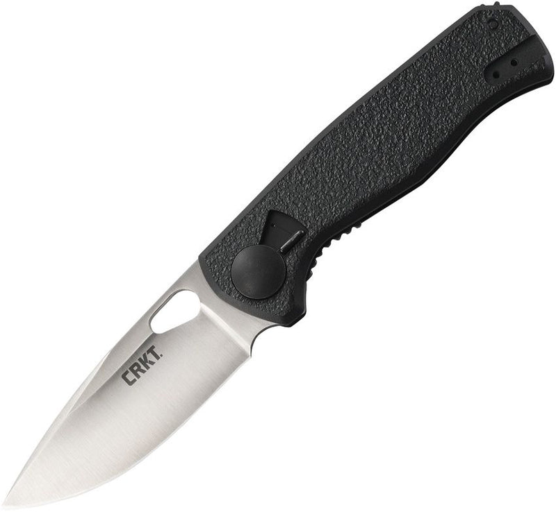 CRKT Hvas Linerlock Folding Knife 3.38" Stainless Steel Drop Point Blade Black GRN Handle 2817 -CRKT - Survivor Hand Precision Knives & Outdoor Gear Store