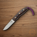 CRTK HuntN Fisch Fixed Knife 3" 8Cr13MoV Steel Blade Black/Brown G10 Handle