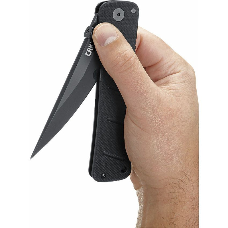 CRKT Otanashi noh Ken Folding Knife 4.5" AUS-8 Steel Clip Point Blade Black G10 Handle 2906 -CRKT - Survivor Hand Precision Knives & Outdoor Gear Store