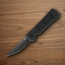 CRTK Inazuma No Ken Folding Knife 3.63" D2 Tool Steel Blade Black G10 Handle