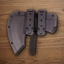 CRTK Skeggox 6" SK5 Carbon Steel Axe Head 4.88" Cutting Edge Black GRN Handle
