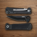 CRTK Goken Folding Knife 3.75" Stainless Steel Blade Black G10 Handle