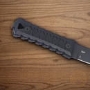 CRKT HZ4 Fixed Knife 4.75" SK5 Carbon Steel Blade Black G10 Handle