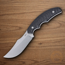 CRKT Burrower Fixed Knife 3.63" D2 Tool Steel Blade Black Micarta Handle