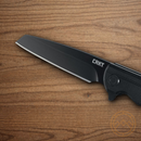 CRKT LCK+ Folding Knife 3.25" 8Cr13MoV Steel Blade Black GRN Handle