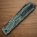 CRKT Zephyr Folding Knife 3.25" 14C28N Steel Blade Black/Green G10 Handle