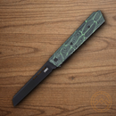 CRKT Zephyr Folding Knife 3.25" 14C28N Steel Blade Black/Green G10 Handle