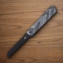 CRKT Zephyr Folding Knife 3.25" 14C28N Steel Blade Black/White G10 Handle