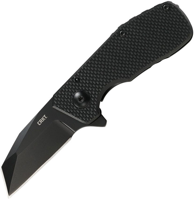 CRKT Razelcliffe Compact Framelock Folding Knife 2.13" 8Cr13MoV Steel Extended Tang Blade Black G10 / Stainless Steel Back Handle 4021GK -CRKT - Survivor Hand Precision Knives & Outdoor Gear Store