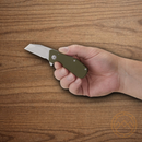 CRKT Razelcliffe Folding Knife 2.13" 8Cr13MoV Steel Blade OD Green G10 Handle