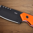 CRKT Razel Fixed Knife 2.25" D2 Tool Steel Blade Orange G10 Handle