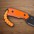 CRKT Razel Fixed Knife 2.25" D2 Tool Steel Blade Orange G10 Handle