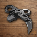 CRKT Provoke Folding Knife 2.38" D2 Tool Steel Blade Black Aluminun Handle