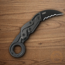 CRKT Provoke Folding Knife 2.38" D2 Tool Steel Blade Black Aluminun Handle
