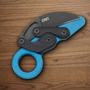 CRKT Provoke Folding Knife 2.5" 1.4116 Steel Blade Blue Grivory Handle