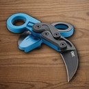 CRKT Provoke Folding Knife 2.5" 1.4116 Steel Blade Blue Grivory Handle