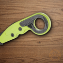 CRKT Provoke Zap Folding Knife 2.5" 1.4116 Steel Blade Neon Green Grivory Handle