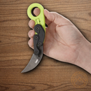 CRKT Provoke Zap Folding Knife 2.5" 1.4116 Steel Blade Neon Green Grivory Handle