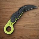CRKT Provoke Zap Folding Knife 2.5" 1.4116 Steel Blade Neon Green Grivory Handle