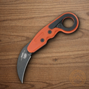CRKT Provoke Folding Knife 2.5" 1.4116 Steel Blade Orange Grivory Handle