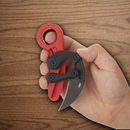 CRKT Provoke Folding Knife 2.5" 1.4116 Steel Blade Red Grivory Handle