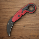 CRKT Provoke Folding Knife 2.5" 1.4116 Steel Blade Red Grivory Handle