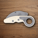 CRKT Provoke Folding Knife 2.5" AUS-8 Steel Blade White Grivory Handle