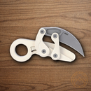 CRKT Provoke Folding Knife 2.5" AUS-8 Steel Blade White Grivory Handle