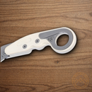 CRKT Provoke Folding Knife 2.5" AUS-8 Steel Blade White Grivory Handle