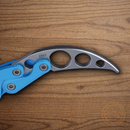 CRKT Provoke Folding Knife 2.5" 1.4116 Steel Blade Blue Grivory Handle