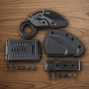 CRKT Provoke Folding Knife 2.38" D2 Tool Steel Blade Black Aluminum Handle