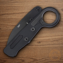 CRKT Provoke Folding Knife 2.5" D2 Tool Steel Blade Black Aluminum Handle