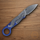 CRKT Provoke Folding Knife 2.5" D2 Tool Steel Blade Blue Aluminum Handle