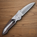 CRKT Walker Folding Knife 3" Stainless Steel Blade Black/Brown G10 Handle