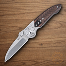 CRKT Walker Folding Knife 3" Stainless Steel Blade Black/Brown G10 Handle