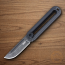 CRKT Katana X Folding Knife 2" Stainless Steel Blade Black Nylon Handle